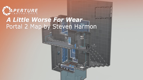 a little worse for wear Portal 2 map